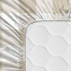 Fitted bottom sheet HappyFriday Basic Kids Beige 90 x 200 x 32 cm Gingham