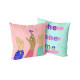 Funda de cojín HappyFriday Aware Me Multicolor 50 x 50 cm 2 Piezas