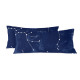 Pillowcase HappyFriday Blanc Cosmos Multicolour 45 x 110 cm (2 Units)