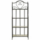 Estantería Alexandra House Living Negro Hierro Forja Azulejo 27 x 133 x 57 cm