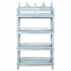 Estantería Alexandra House Living Azul Madera de mango 40 x 166 x 90 cm