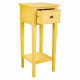 Mesa auxiliar Alexandra House Living Amarillo 33 x 78 x 33 cm