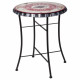 Mesa auxiliar Alexandra House Living Rojo 60 x 75 x 60 cm