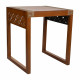 Mesa auxiliar Alexandra House Living Marrón Dorado 40 x 48 x 42 cm