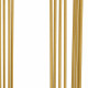 Corner table Alexandra House Living Gold 38 x 70 x 38 cm