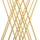 Corner table Alexandra House Living Gold 40 x 70 x 40 cm