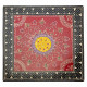 Side table Alexandra House Living Red Aluminium MDF Wood 38 x 14 x 38 cm