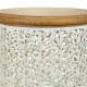 Centre Table Alexandra House Living Brown Metal Fir wood MDF Wood 43 x 55 x 43 cm