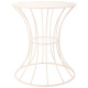 Mesa auxiliar Alexandra House Living Blanco Hierro 20 x 50 x 21 cm
