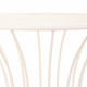 Mesa auxiliar Alexandra House Living Blanco Hierro 20 x 50 x 21 cm