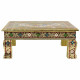 Mesa auxiliar Alexandra House Living Dorado Aluminio Madera MDF 38 x 14 x 38 cm