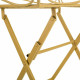 Mesa auxiliar Alexandra House Living Amarillo 40 x 58 x 60 cm