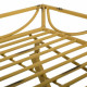Mesa auxiliar Alexandra House Living Amarillo 40 x 58 x 60 cm