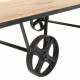 Centre Table Alexandra House Living Brown Black Iron Mango wood 60 x 38 x 120 cm