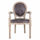 Silla Alexandra House Living Gris 46 x 96 x 55 cm