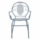 Garden chair Alexandra House Living Grey Iron 54 x 88 x 58 cm