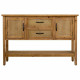 Hall Table with Drawers Alexandra House Living Brown Fir wood MDF Wood 35 x 81 x 122 cm