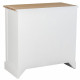 Hall Table with Drawers Alexandra House Living White Brown Zinc Alloy MDF Wood 39 x 80 x 82 cm