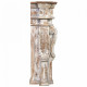 Hall Alexandra House Living White Grey Mango wood 33 x 98 x 149 cm