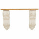Hall Alexandra House Living White Fir wood MDF Wood 32 x 93 x 153 cm