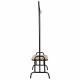 Recibidor Alexandra House Living Negro Hierro Madera de abeto 45 x 181 x 77 cm