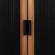 Hall Alexandra House Living Black Wood Metal Fir wood 34 x 90 x 80 cm