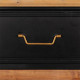 Hall Alexandra House Living Black Wood Metal Fir wood 34 x 90 x 80 cm