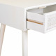 Hall Table with Drawers Alexandra House Living Silver MDF Wood 42 x 79 x 120 cm