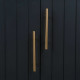 Hall Alexandra House Living Grey Golden MDF Wood 37 x 84 x 75 cm