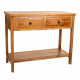 Hall Table with Drawers Alexandra House Living Brown Pine MDF Wood 78 x 41 x 95 cm