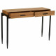 Hall Table with Drawers Alexandra House Living Brown Iron Plate Fir wood 34 x 81 x 120 cm