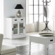 Hall Table with Drawers Alexandra House Living White MDF Wood 40 x 90 x 80 cm