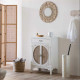 Hall Table with Drawers Alexandra House Living White Rattan Fir wood MDF Wood 36 x 100 x 70 cm
