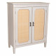 Hall Alexandra House Living White Rattan Fir wood MDF Wood 36 x 95 x 78 cm