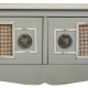 Hall Table with Drawers Alexandra House Living Grey Rattan Fir wood MDF Wood 33 x 77 x 90 cm