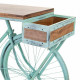 Hall Alexandra House Living Bike Turquoise Wood Iron 50 x 94 x 198 cm