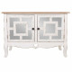 Hall Alexandra House Living White Glass Fir wood MDF Wood 36 x 56 x 83 cm
