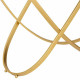 Hall Alexandra House Living Gold Glass 40 x 79 x 120 cm