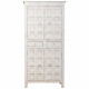 Armario ropero Alexandra House Living Blanco Madera de mango 93 x 192 x 45 cm
