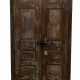 Armario Alexandra House Living Marrón Poliestireno Madera de mango 40 x 225 x 101 cm