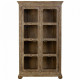 Vitrina Alexandra House Living Vidrio Hierro Madera de mango 43 x 180 x 106 cm