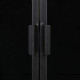 Cajonera multiusos Alexandra House Living Marrón Gris Madera Metal Vidrio 41 x 50 x 161 cm