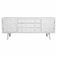 Cajonera multiusos Alexandra House Living Blanco Madera de abeto Madera MDF 43 x 58 x 136 cm