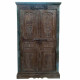 Armario Alexandra House Living Marrón Madera Reciclada 45 x 220 x 121 cm