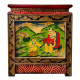 Cajonera multiusos Alexandra House Living Rojo Madera Madera de olmo 38 x 43 x 78 cm