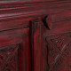 Console Alexandra House Living Red Mango wood 40 x 90 x 90 cm