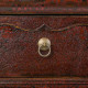Console Alexandra House Living Red Elm wood 40 x 85 x 52 cm