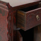 Console Alexandra House Living Red Elm wood 40 x 85 x 52 cm
