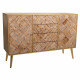 Aparador Alexandra House Living Marrón Madera de Paulonia 40 x 81 x 120 cm