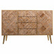 Aparador Alexandra House Living Marrón Madera de Paulonia 40 x 81 x 120 cm